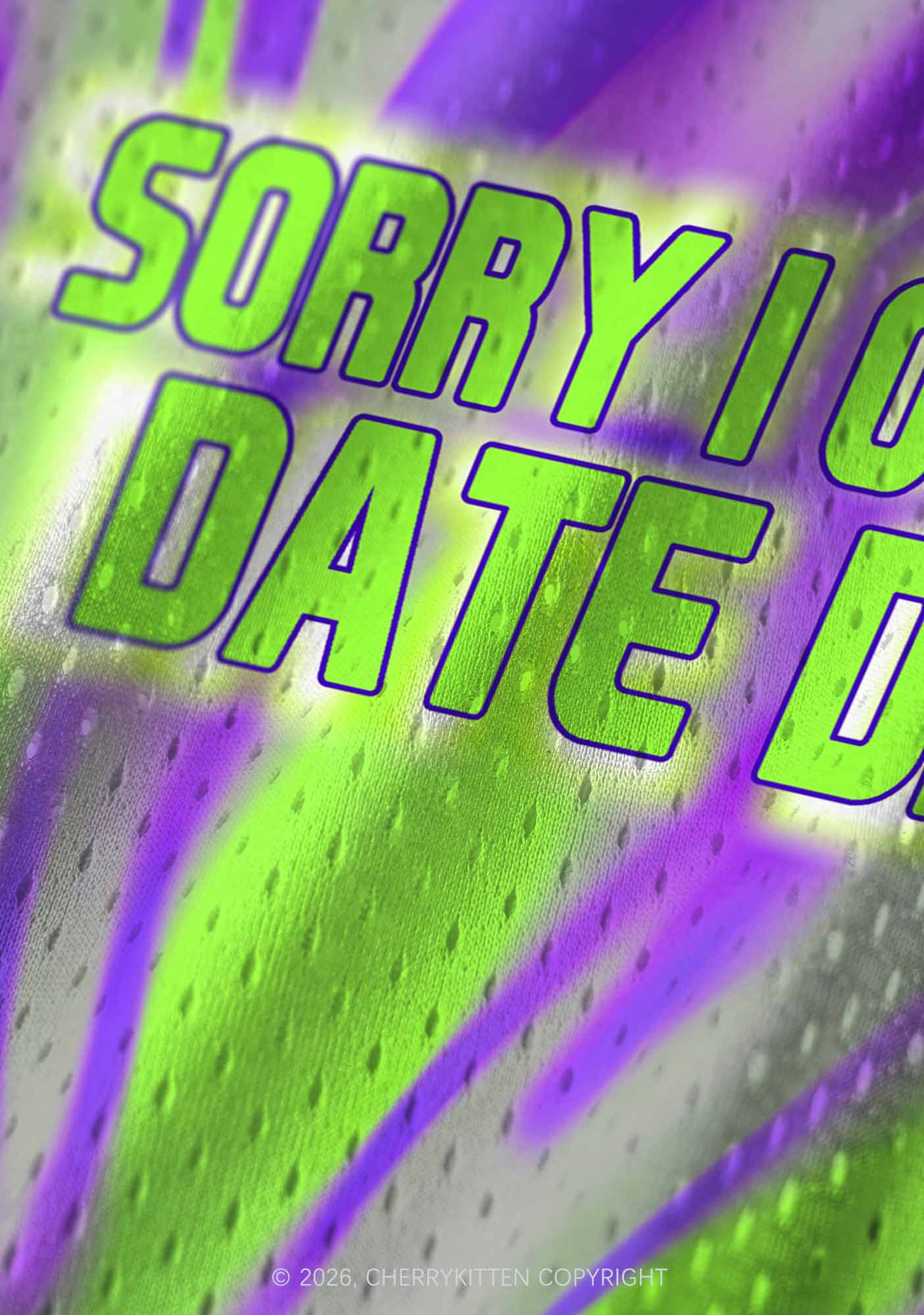 Sorry I Only Date DJ Y2K Sport Jersey Tank Cherrykitten