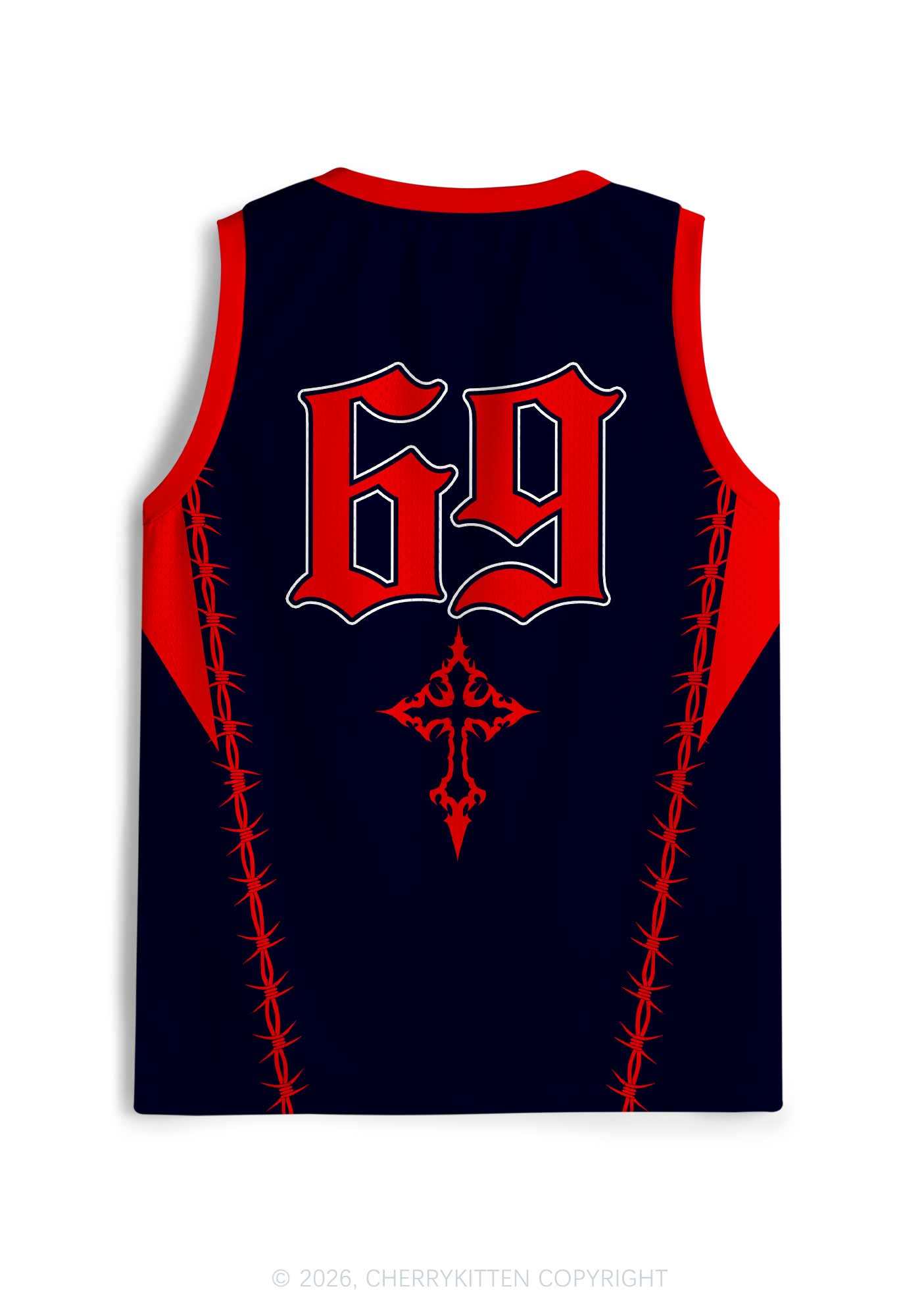 Black I Let Femmes Top Me Pride Y2K Sport Jersey Tank Cherrykitten
