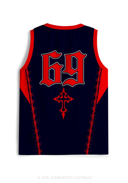 Black I Let Femmes Top Me Pride Y2K Sport Jersey Tank Cherrykitten