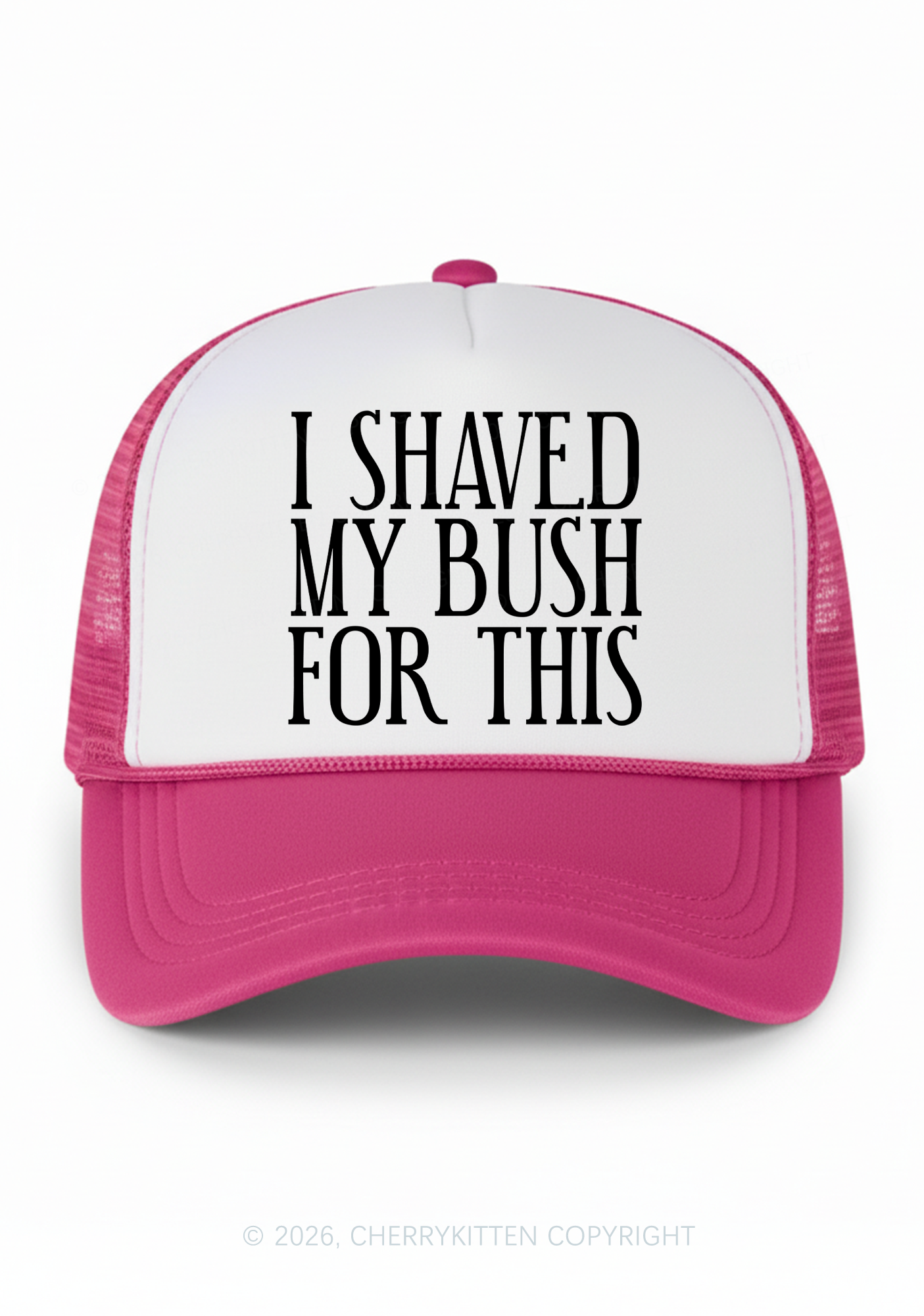I Shaved My Bush For This Y2K Colorblock Trucker Hat Cherrykitten