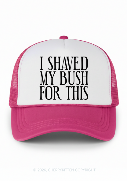 I Shaved My Bush For This Y2K Colorblock Trucker Hat Cherrykitten