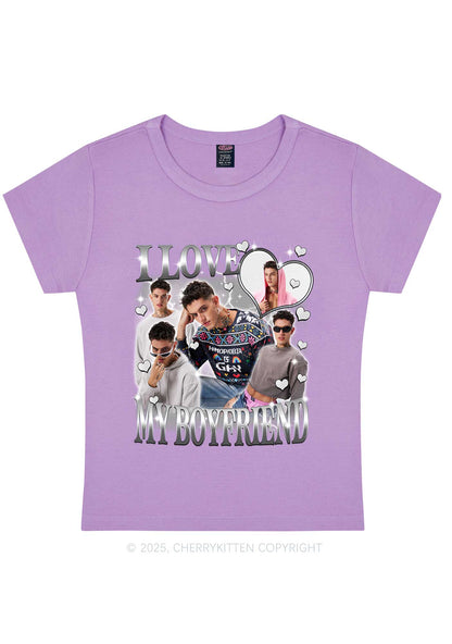 Custom Sparkly Heart I Love BF GF Y2K Baby Tee Cherrykitten