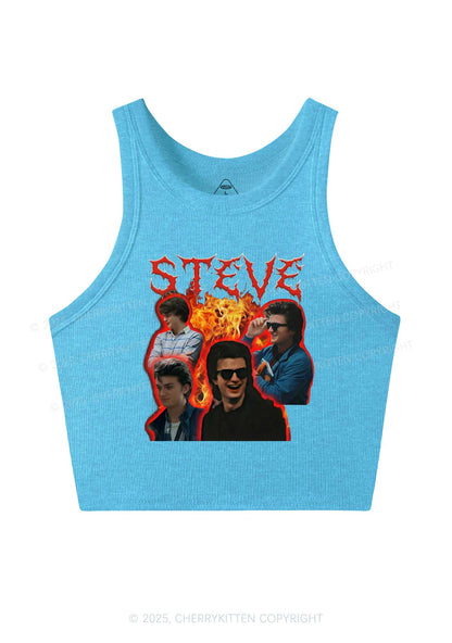 SH Flame Vibe Y2K Crop Tank Top Cherrykitten
