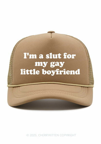 Slxt For My Gay BF Valentine's Day Y2K Trucker Hat Cherrykitten