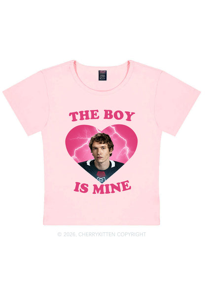 The Boy Is Mine CS Y2K Baby Tee Cherrykitten