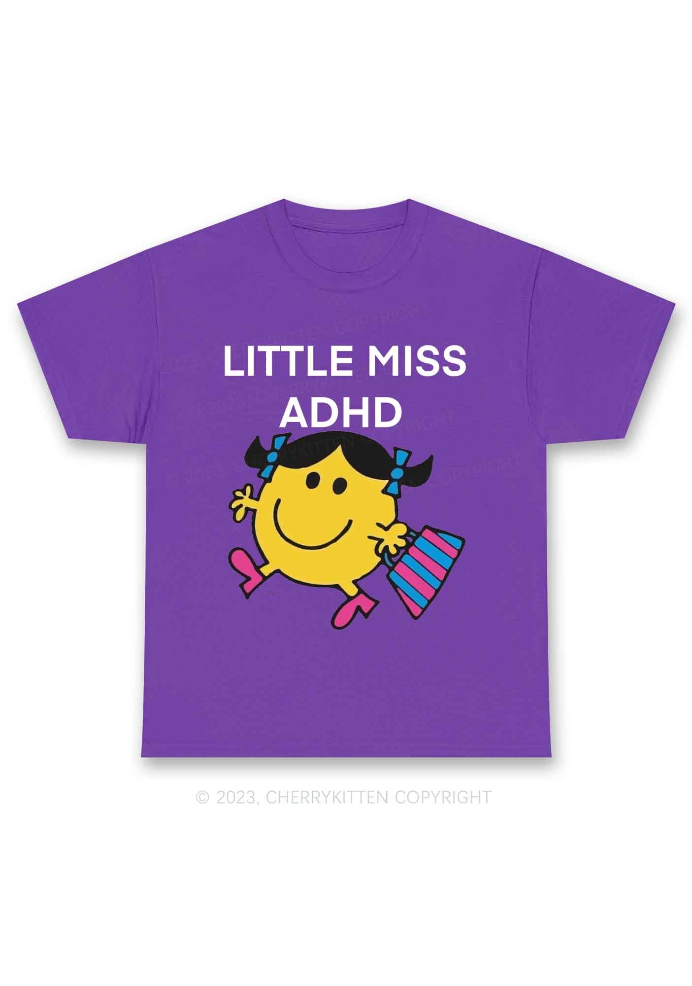 Little Miss ADHD Y2K Chunky Shirt Cherrykitten