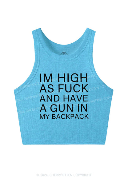 Im High Y2K Crop Tank Top Cherrykitten