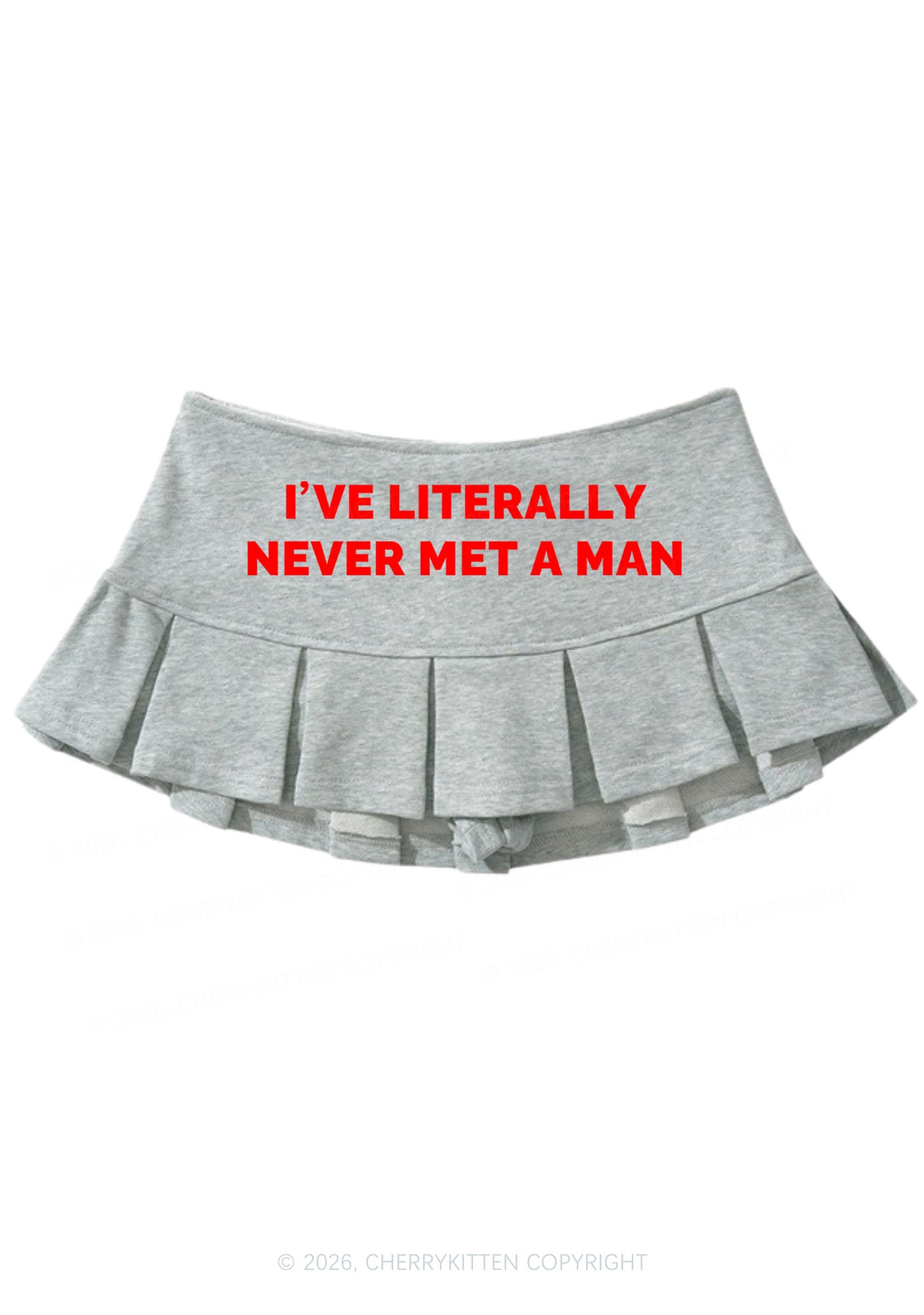 Never Met A Man Pirde Y2K Mini Pleated Skirts Cherrykitten