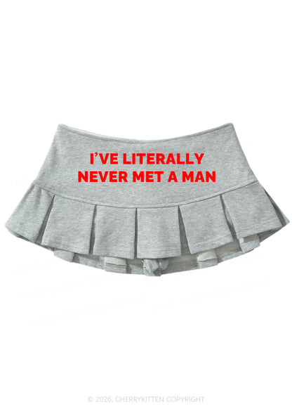 Never Met A Man Pirde Y2K Mini Pleated Skirts Cherrykitten