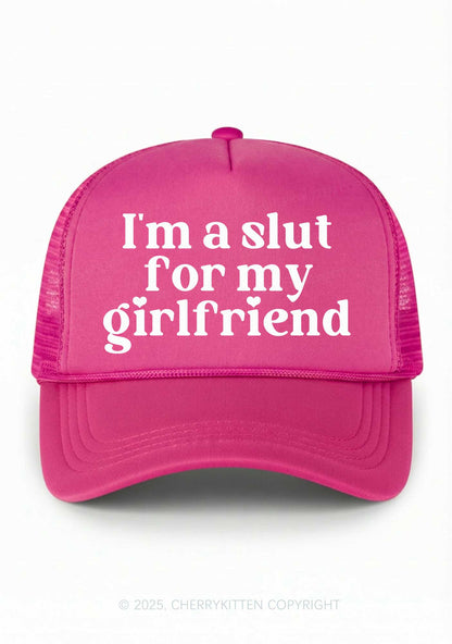 Slxt For My BF Valentine's Day Y2K Trucker Hat Cherrykitten
