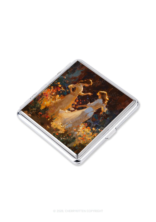 Dancing In Garden Pride Y2K Cigarette Case Cherrykitten