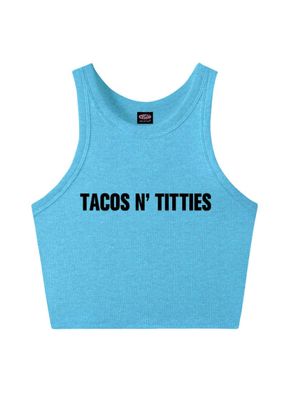 Tacos And Txtties Y2K Crop Tank Top Cherrykitten