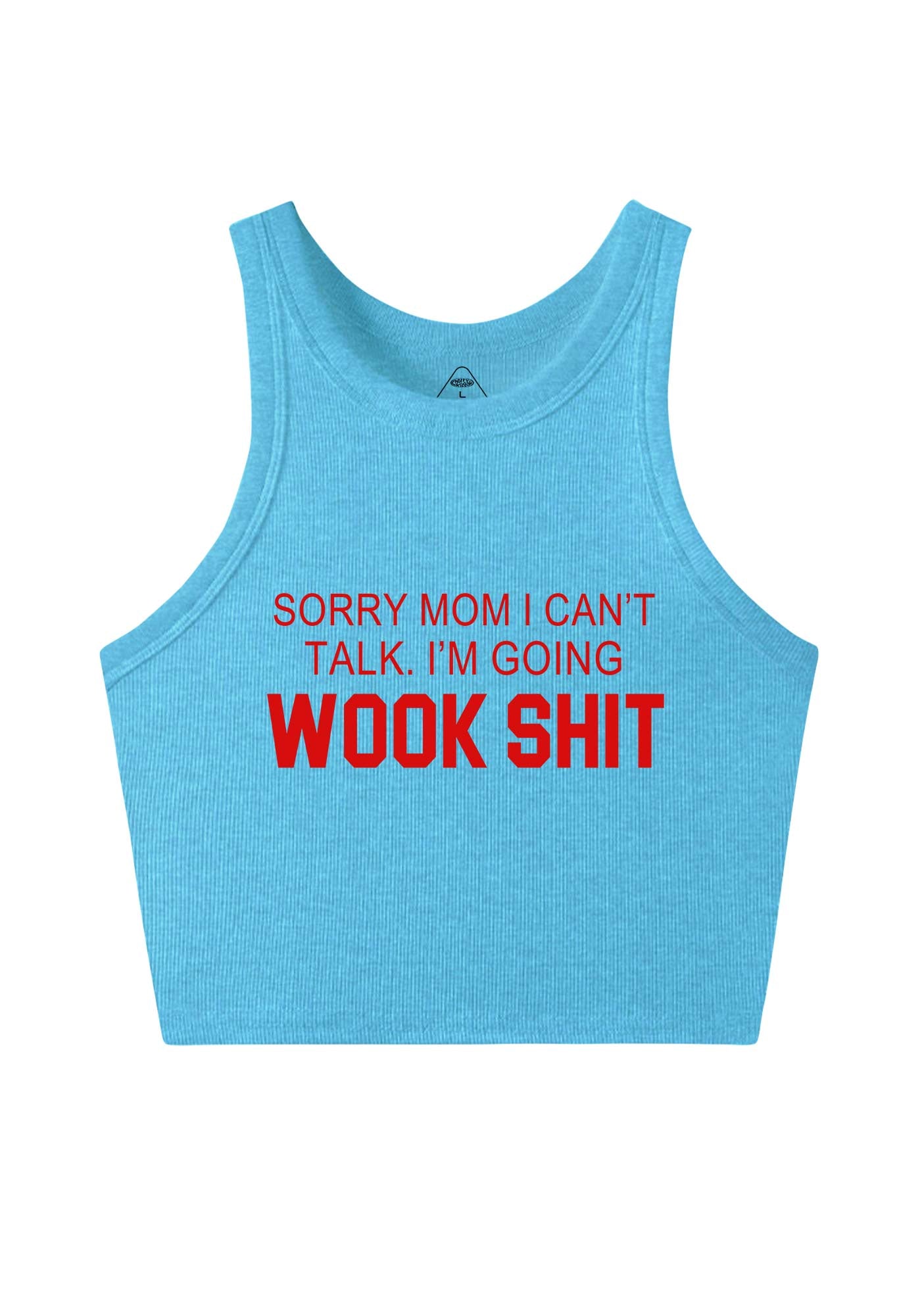 Im Doing Wook Shxt Y2K Crop Tank Top Cherrykitten