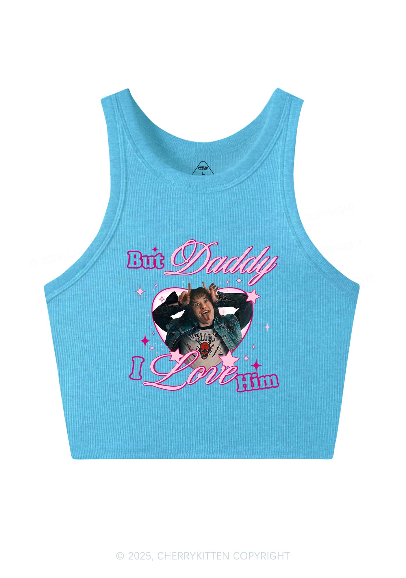 But Daddy I Love EM Y2K Crop Tank Top Cherrykitten