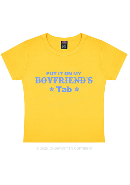 Boyfriends Tab Y2K Baby Tee Cherrykitten