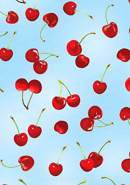 Cherry Sky Y2K Print Bikini Set Cherrykitten