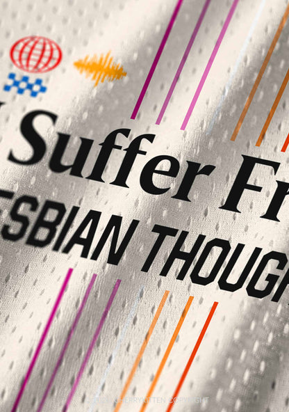 I Suffer From Lesbian Thoughts Pride Y2K Sport Jersey Tank Cherrykitten
