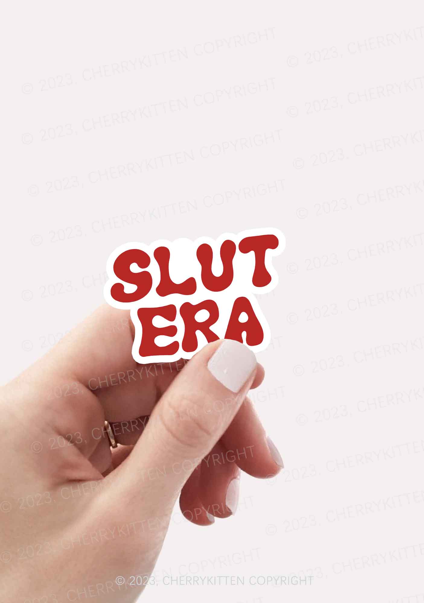 Slxt Era 1Pc Y2K Sticker Cherrykitten