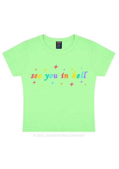 See You In Hell Pride Y2K Baby Tee Cherrykitten