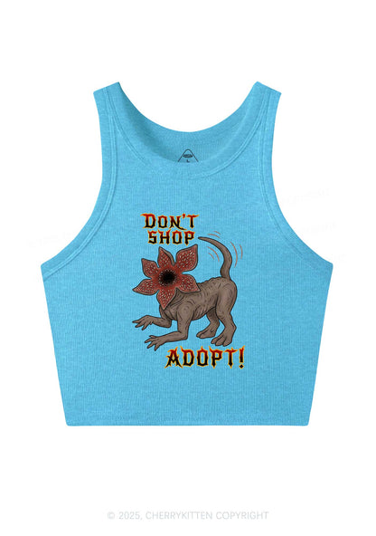 Dont Shop Adopt Y2K Crop Tank Top Cherrykitten
