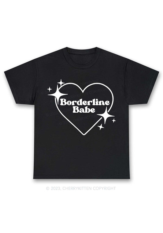 Borderline Personality Babe Y2K Chunky Shirt Cherrykitten