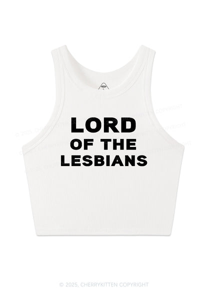 Lord Of The Lesbians Y2K Crop Tank Top Cherrykitten