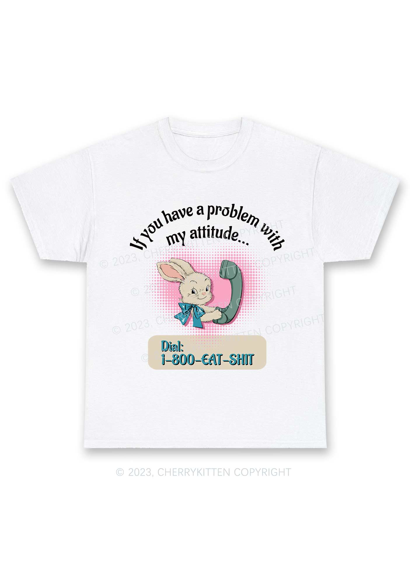 You Have A Problem Y2K Chunky Shirt Cherrykitten