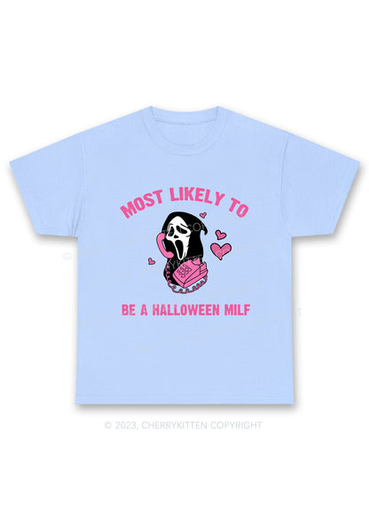 Most Likely 12 Pink Designs Halloween Chunky Shirt Cherrykitten