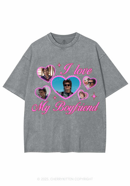 I Love My Boyfriend SH Y2K Shirts Washed Tee Cherrykitten