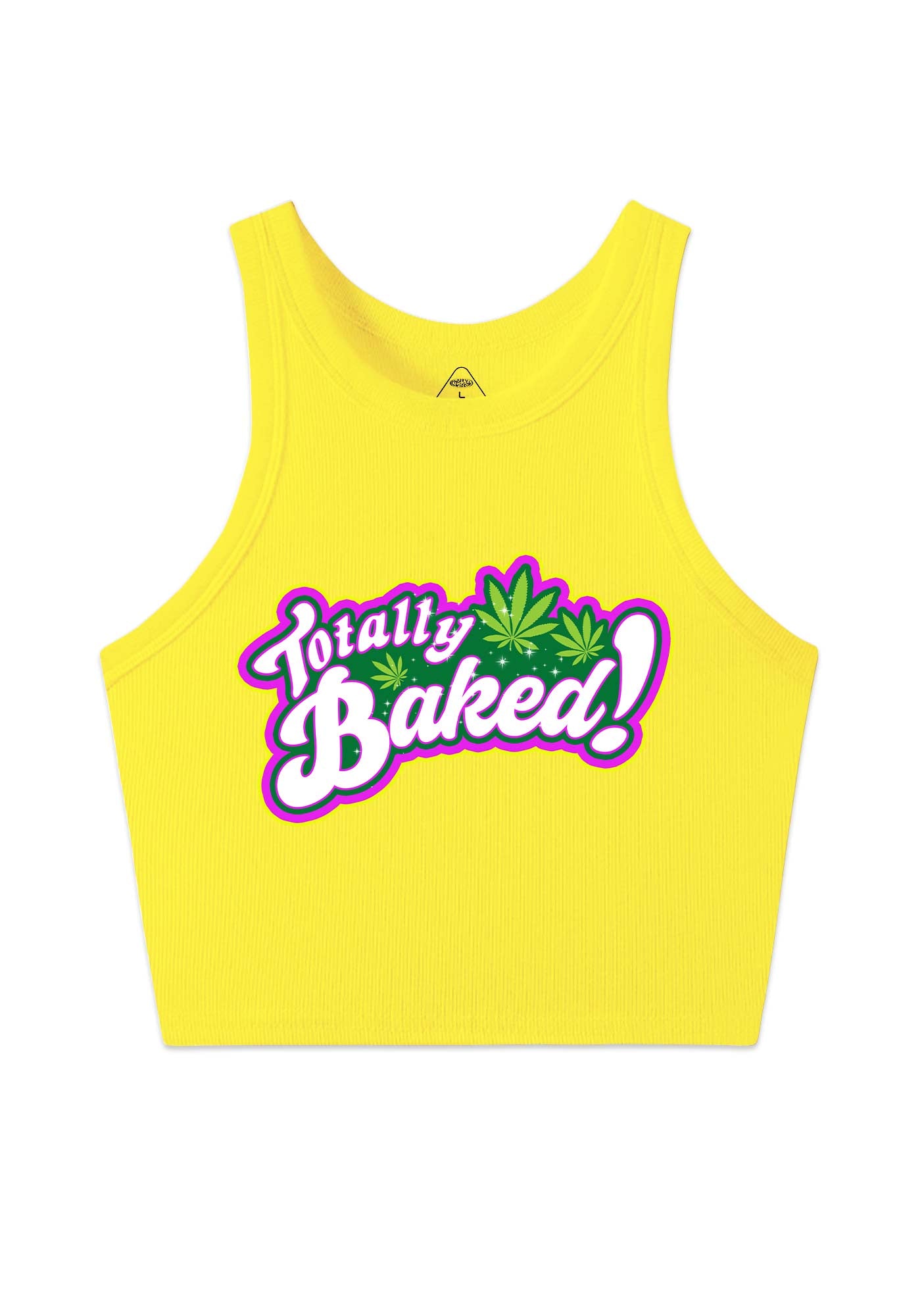 Totally Baked Y2K Crop Tank Top Cherrykitten