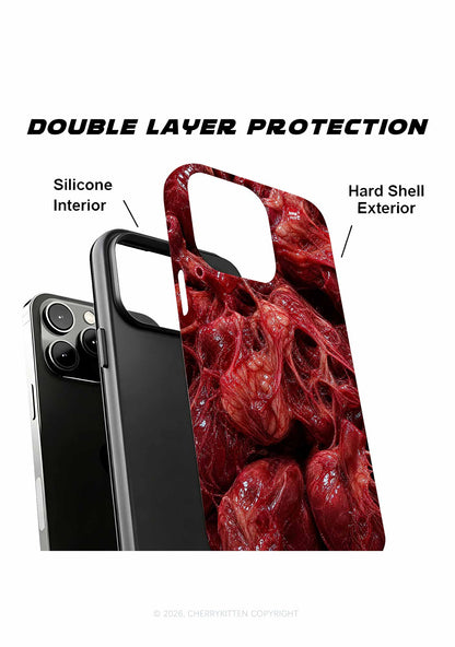 Halloween Red Anatomical Hearts Y2K Phone Case Cherrykitten