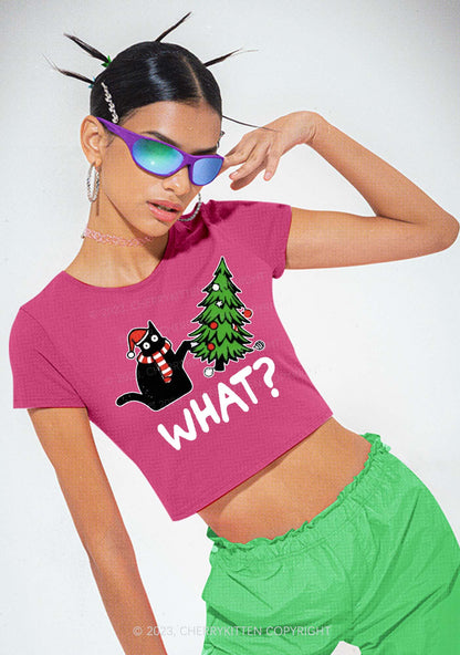 What Christmas Tree Baby Tee Cherrykitten