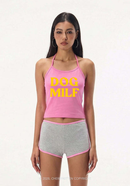 Dog Mxxf Y2K Halter Neck Cami Cherrykitten
