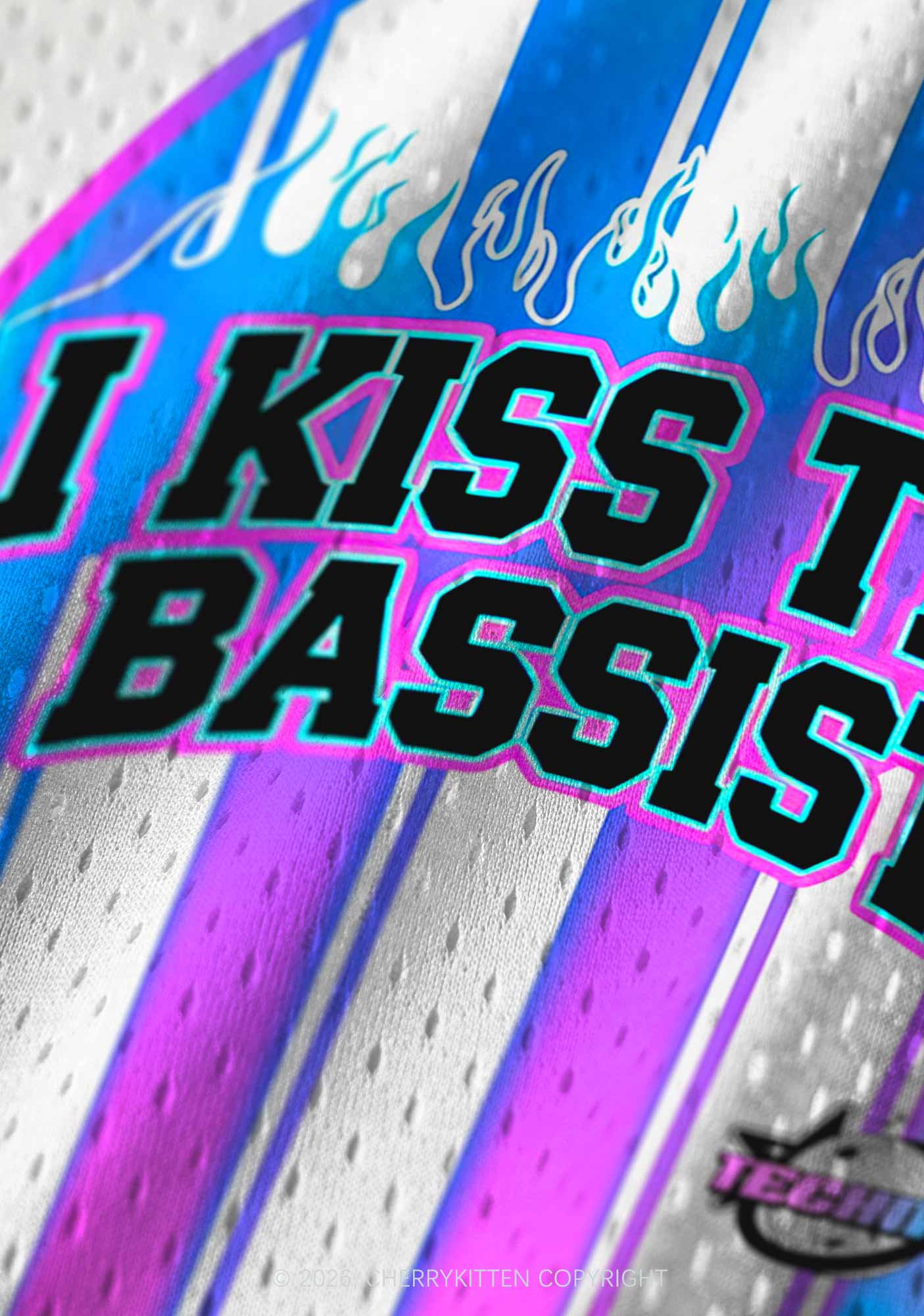 I Kiss The Bassist Y2K Sport Jersey Tank Cherrykitten