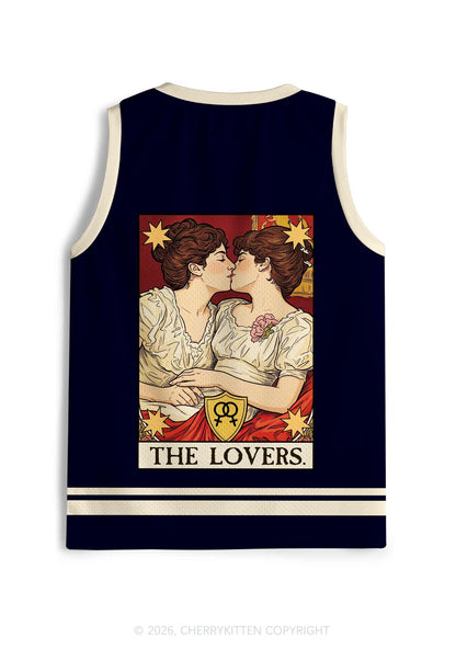 Redhead Women Kissing Pride Y2K Sport Jersey Tank Cherrykitten