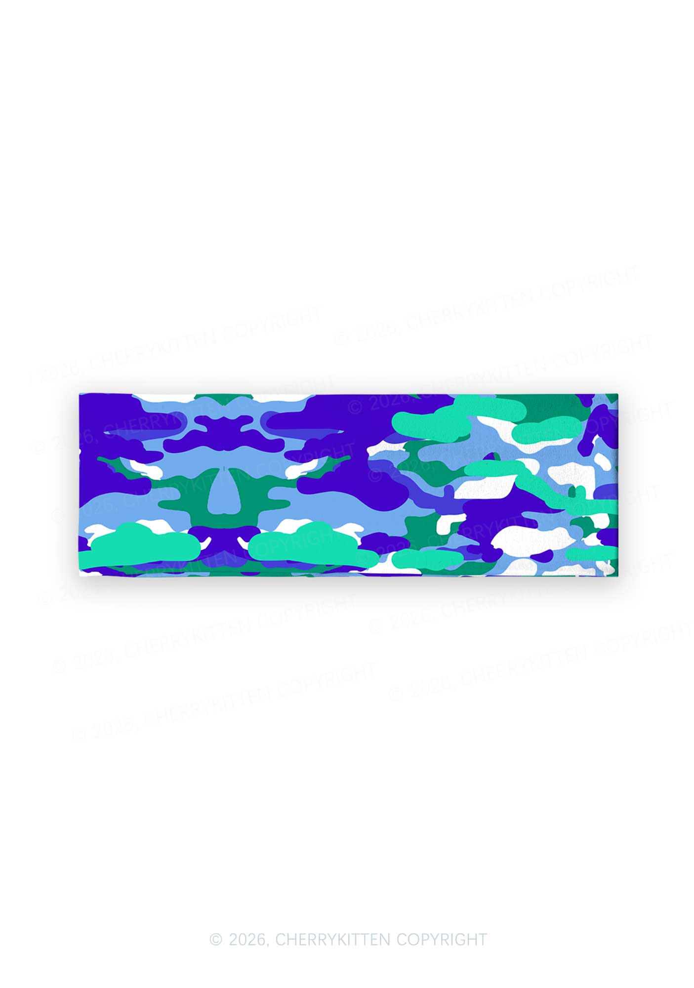 Gay Camouflage Pride Y2K Print Headband Cherrykitten