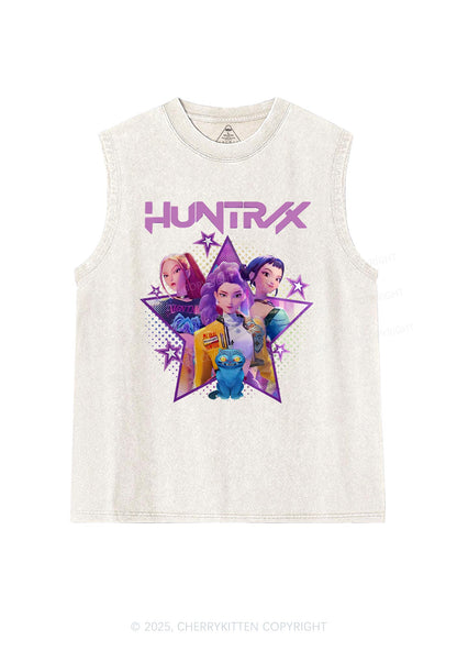 Kpop Stars Y2K Washed Muscle Tank Cherrykitten