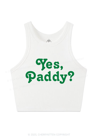 Yes Paddy St Patricks Y2K Crop Tank Top Cherrykitten