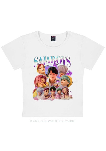 Kpop Boys Y2K Baby Tee Cherrykitten