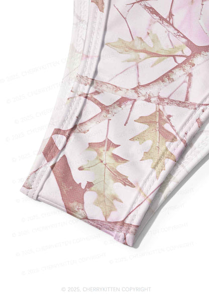 Dreamy Pink Tree Y2K Print Bikini Set Cherrykitten