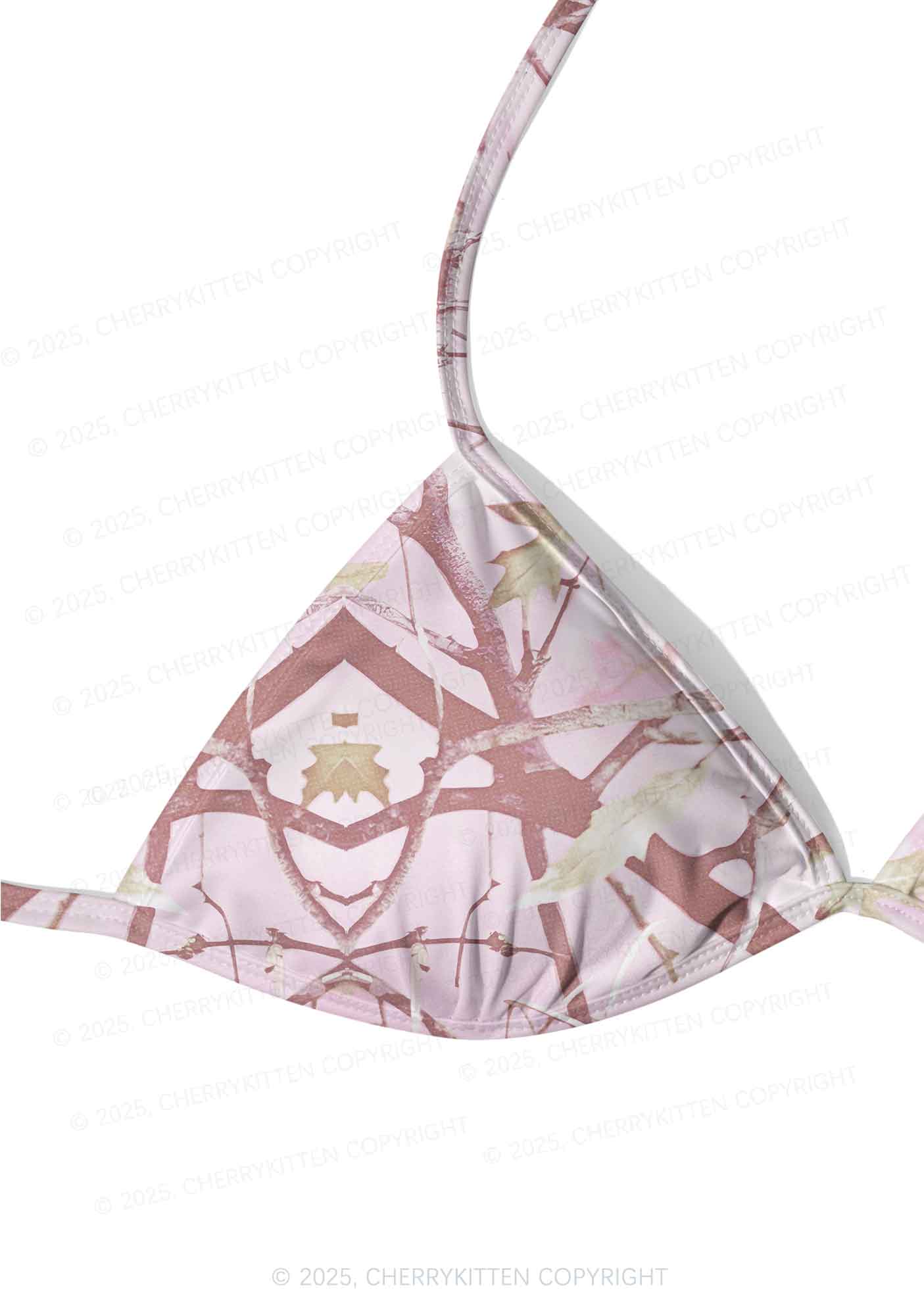Dreamy Pink Tree Y2K Print Bikini Set Cherrykitten