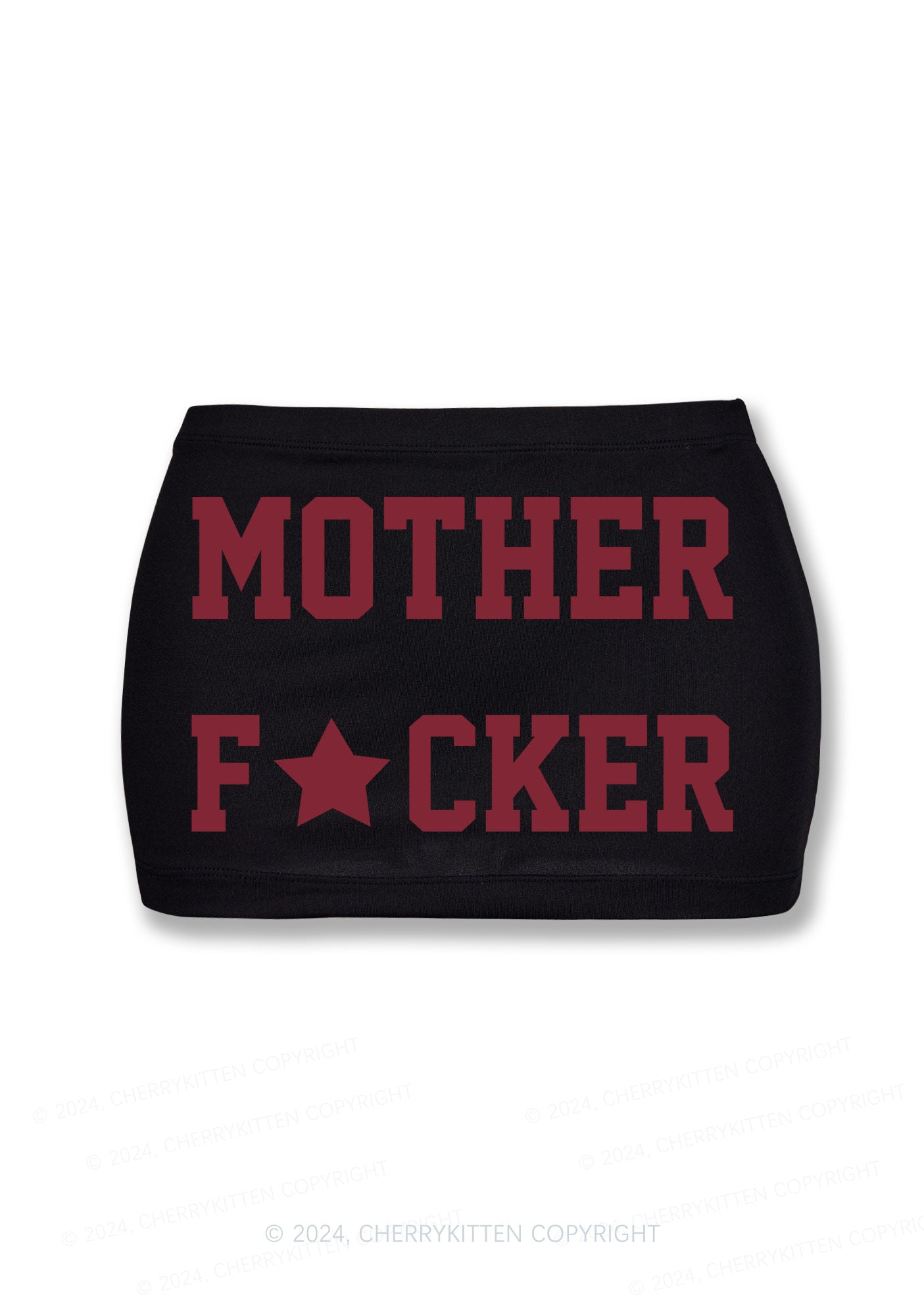 Motherfxcker Y2K Mini Hip Skirt Cherrykitten