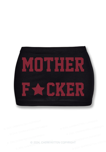 Motherfxcker Y2K Mini Hip Skirt Cherrykitten