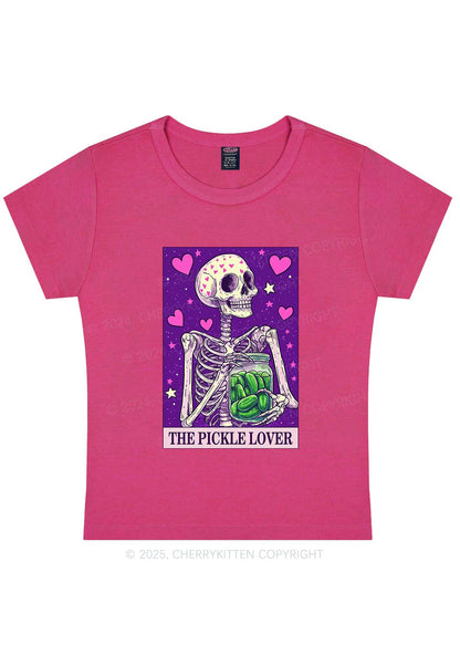 The Pickle Lover Y2K Baby Tee Cherrykitten
