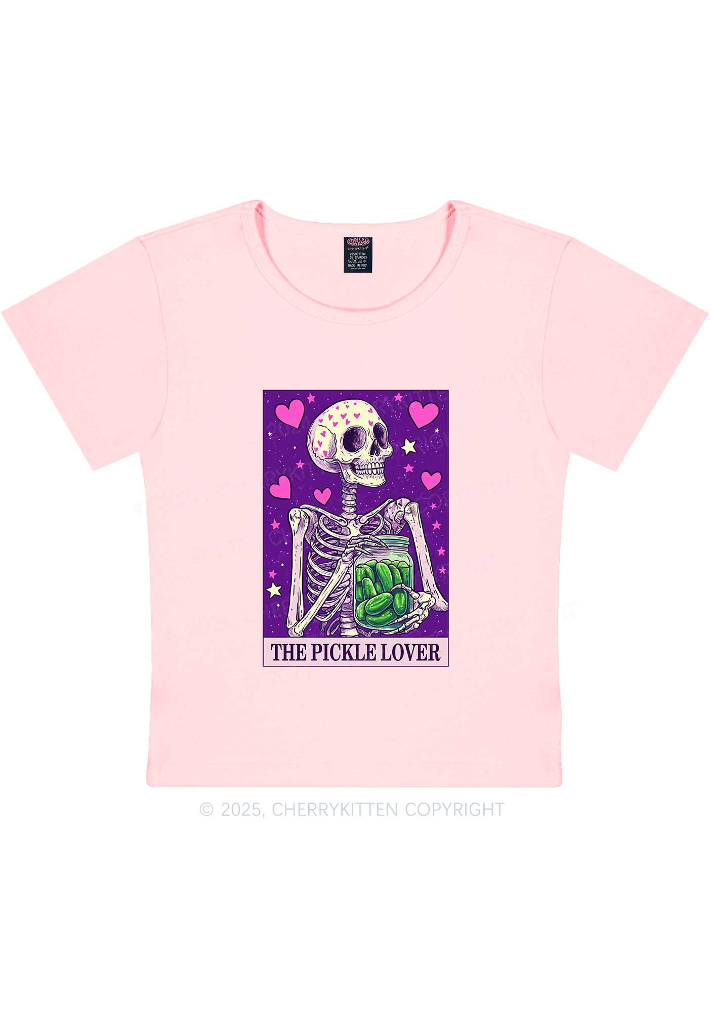 The Pickle Lover Y2K Baby Tee Cherrykitten