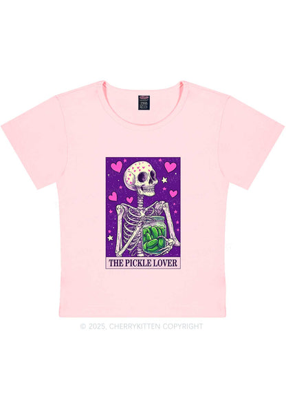 The Pickle Lover Y2K Baby Tee Cherrykitten
