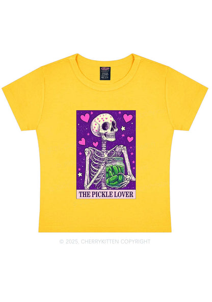 The Pickle Lover Y2K Baby Tee Cherrykitten
