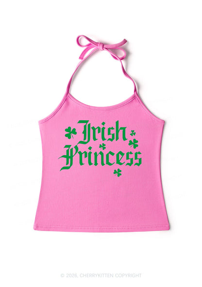 Irish Princess St Patricks Y2K Halter Neck Cami Cherrykitten