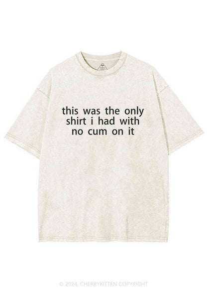 The Only Shirt I Had Y2K Washed Tee Cherrykitten