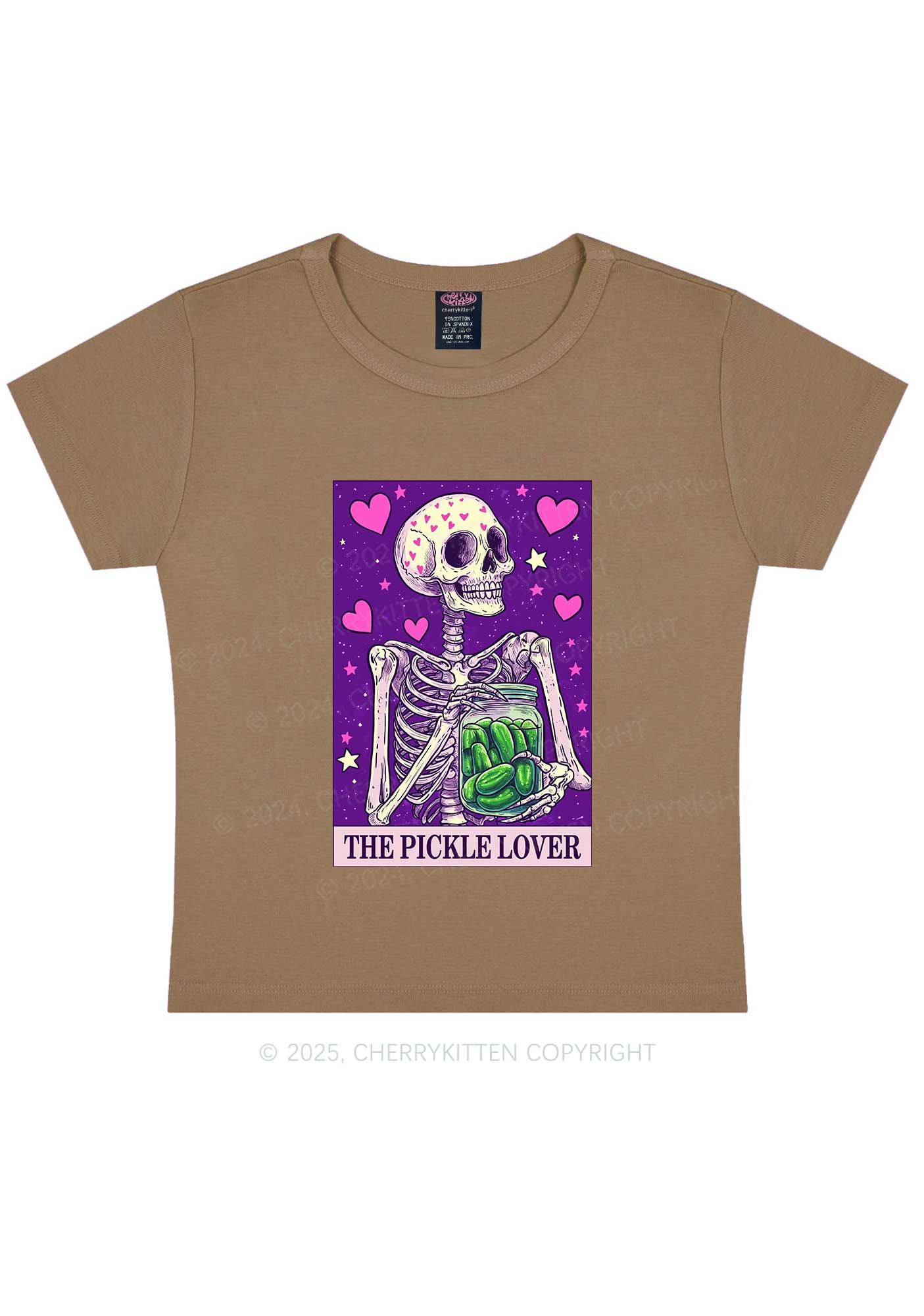 The Pickle Lover Y2K Baby Tee Cherrykitten